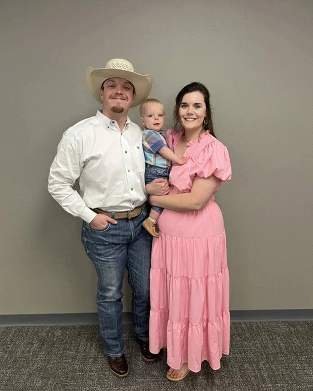 Hoss Rauscher with his wife DeEllen and their son Jonah.